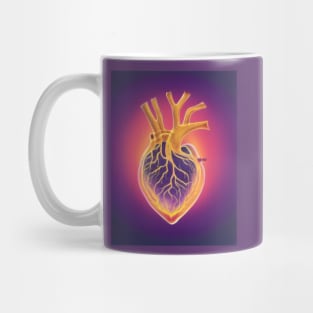 Abstract heart drawing Mug